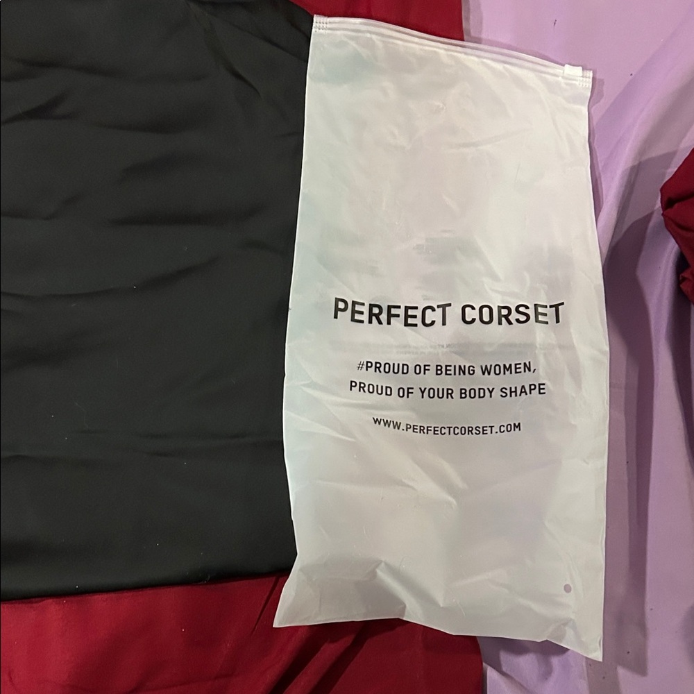 Perfect Corset Black and Red Corset